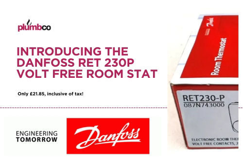 Introducing the Danfoss RET 230P Volt Free Room Stat 087N743000